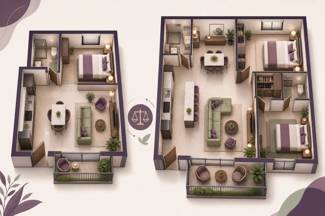 1 BHK vs 2 BHK in Bangalore: Which Should You Rent?